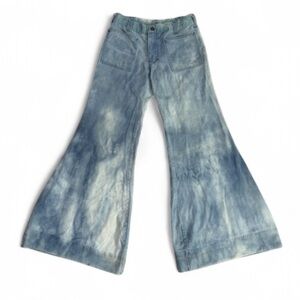 True Vintage Super Flare Bell Bottom Tie Dye Jeans Corduroy Pants